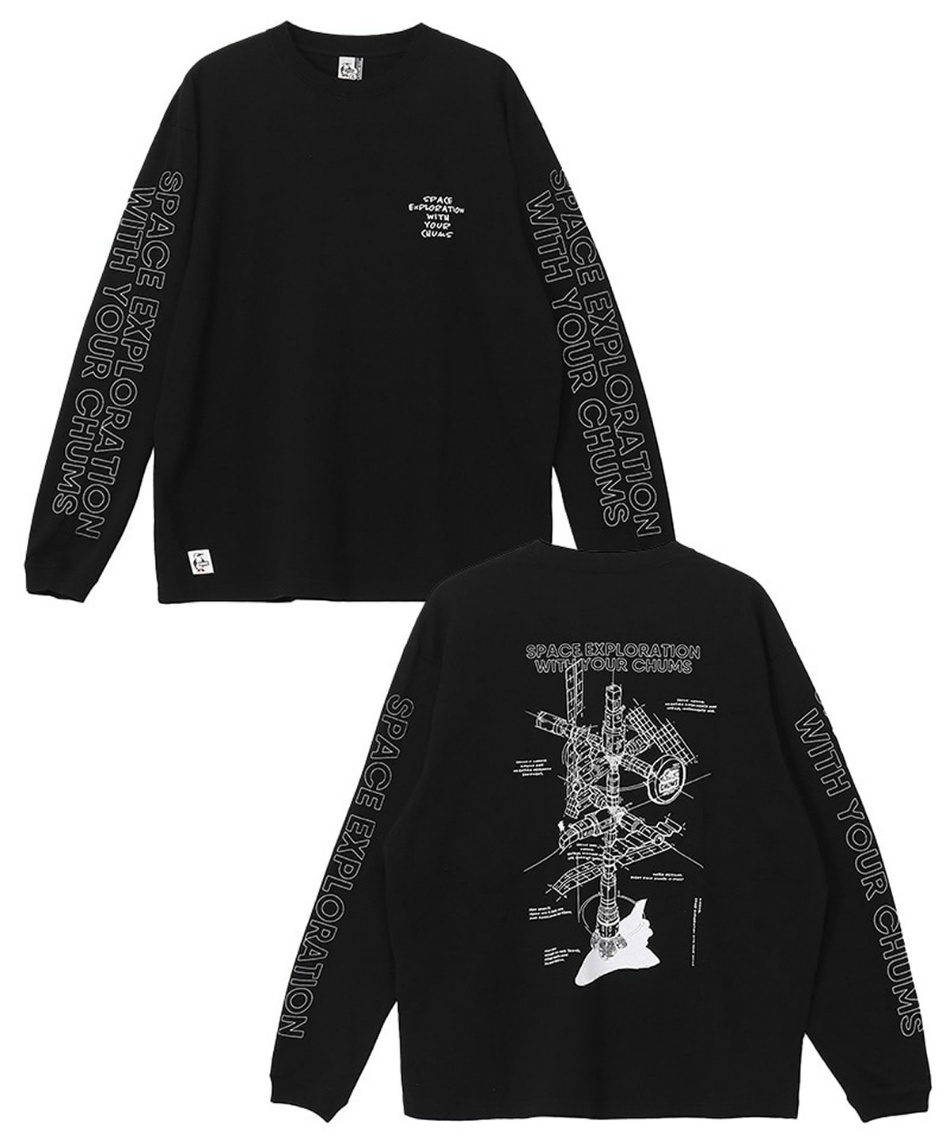 �l���|�C���g63pt �y���������z�`�����X(CHUMS) T�V���c ���� �X�y�[�X�h�b�N�����O�X���[�uT�V���c CH01-2700 �����Y Black L�^O