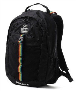 �l���|�C���g1770pt �y���������z�`�����X(CHUMS) �o�b�N�p�b�N �X�v�����O�f�[��20 CH60-4099-BLACK/RAINBOW �����Y ���f�B�[�X BK�^RAINBOW