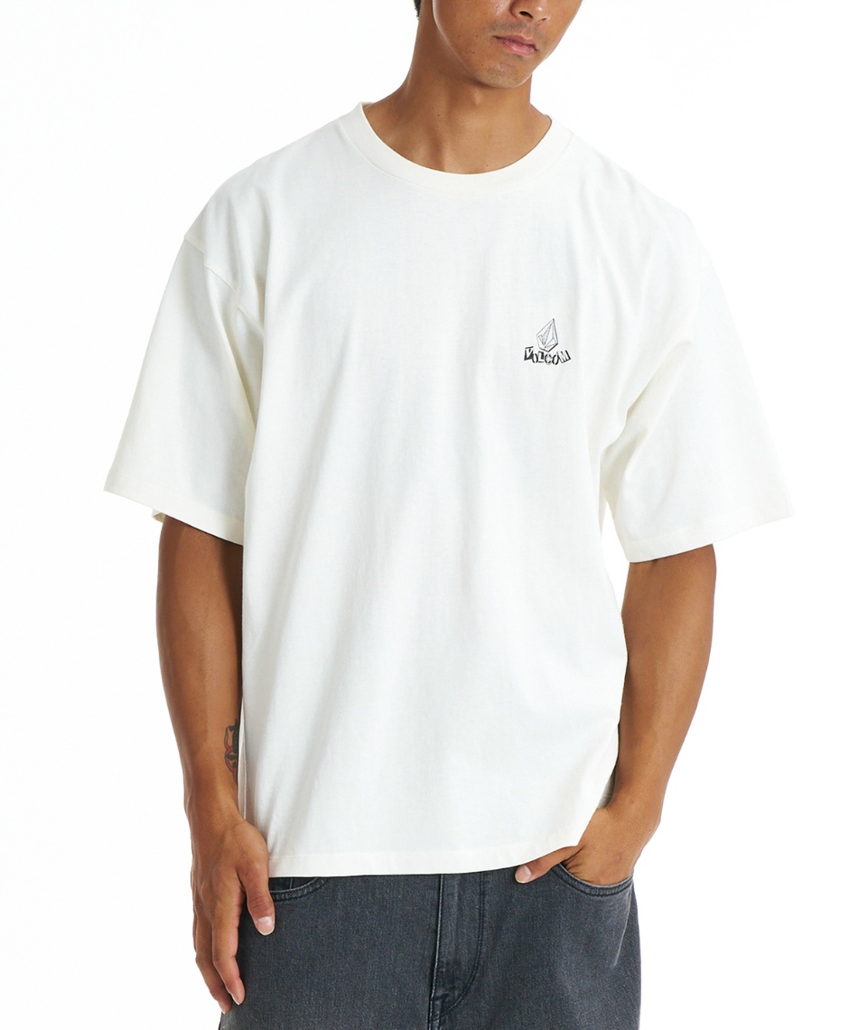 �l���|�C���g48pt �{���R��(VOLCOM) T�V���c ���� GRABTHESTONESS TEE VST261009 �y�������K�i�z �����Y OWT S