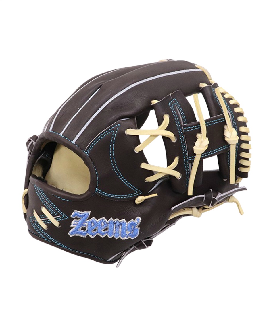 【ゆっきー】Zeemsジームス 軟式野球グローブ 内野手用 ブラックレッド Zeems（ジームス） Zeems 2025年限定 三方親 軟式用グラブ 内野手用