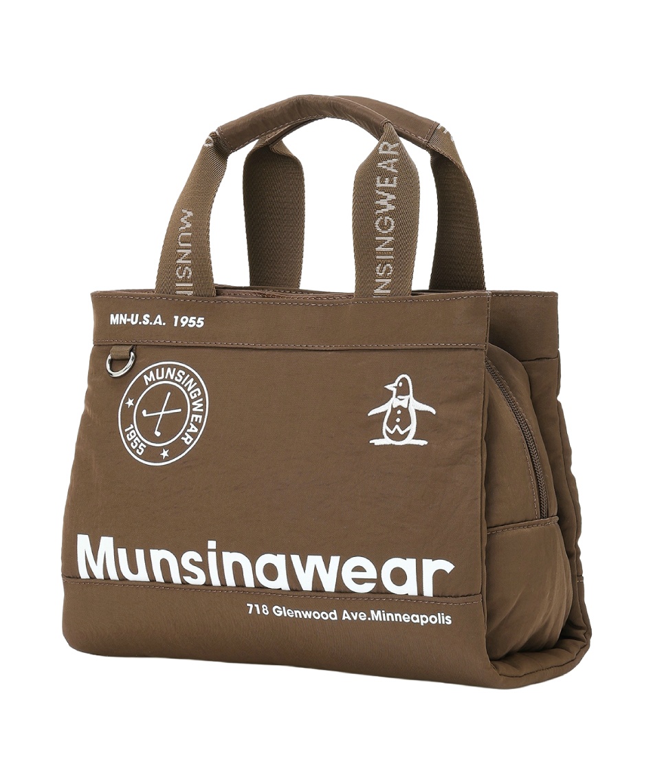 マンシング(Munsingwear) ラウンドバッグ ナイロンあおりポケット