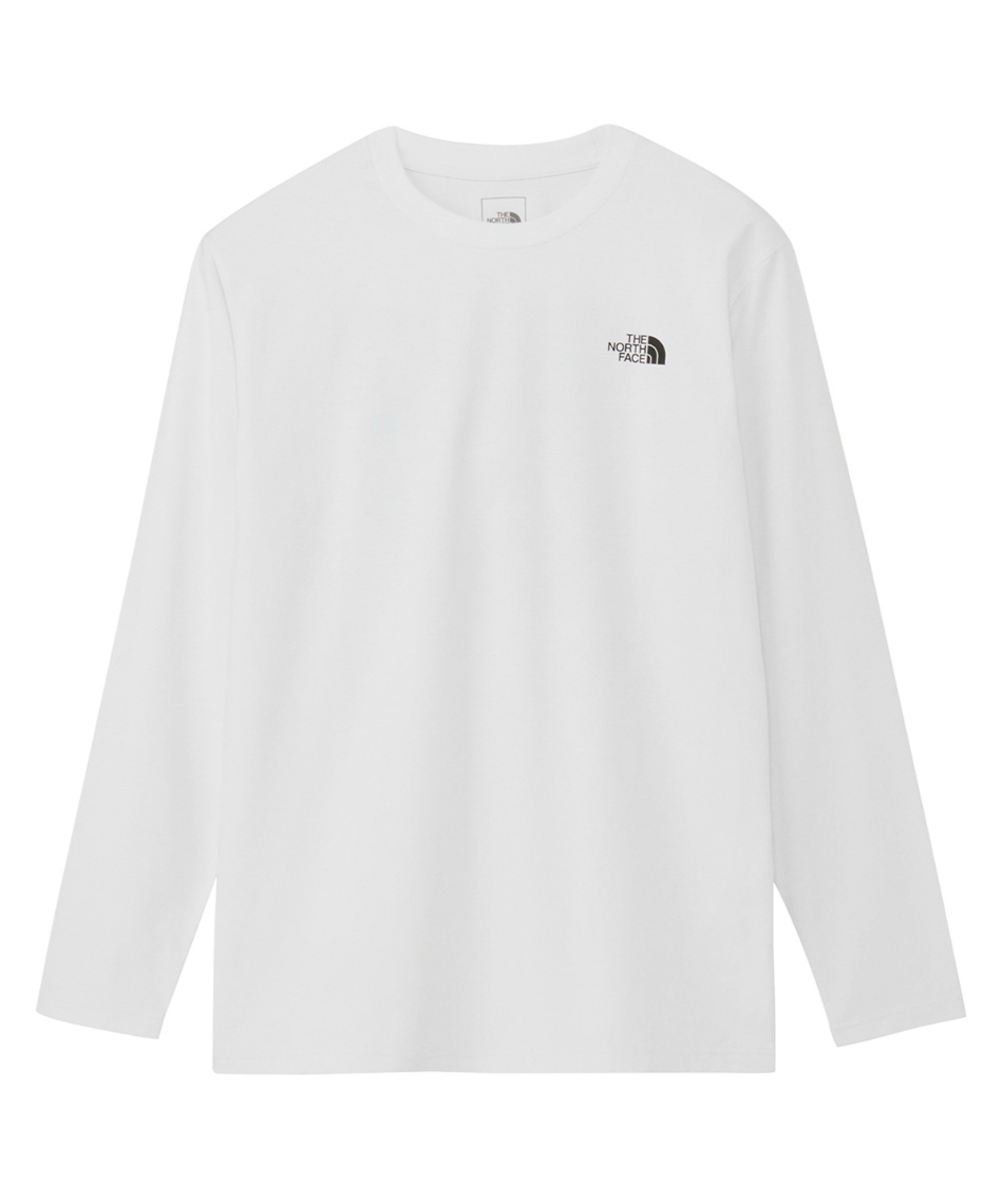 【即完モデル】Optstuff ロンT ホワイト XL 美品 ロゴ 人気サイズ Tシャツ 長袖 ロングスリーブ ES スクエアロゴティー L/S ES Square