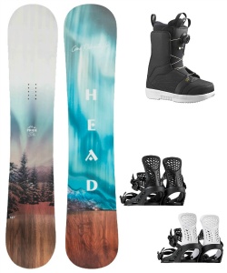 HEAD スノーボード Pearl 143cm セット ブーツ スノボ 板 HEAD スノーボード Pearl 143cm セット ブーツ スノボ 板