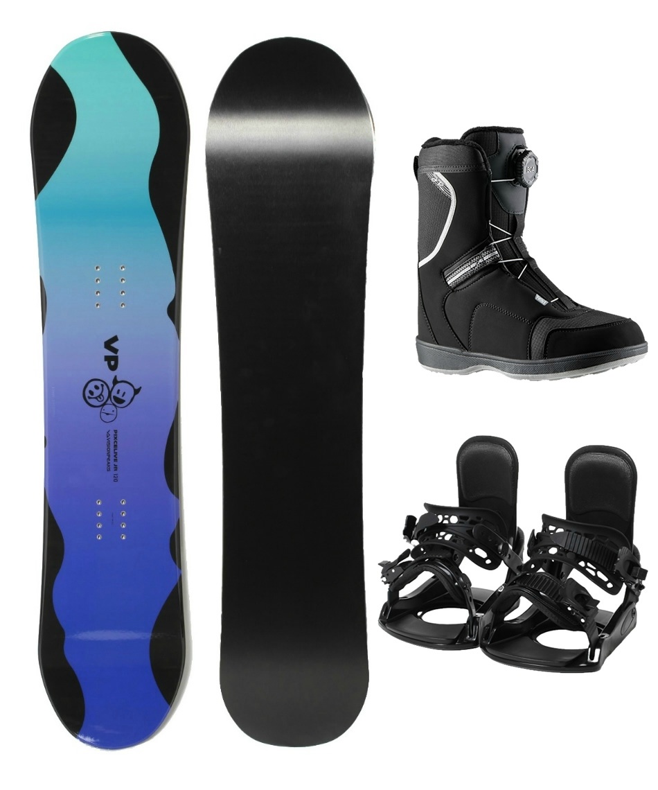 スノーボード 3点セット PIXCELIVE JR+KONNECT Jr+JR BOA ボード