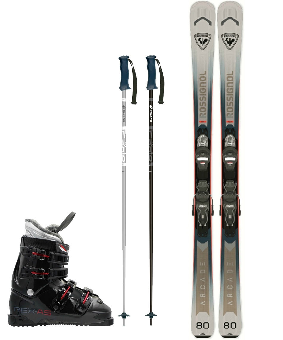 ロシニョール(ROSSIGNOL) スキー板 オールラウンド 4点セット ARCADE