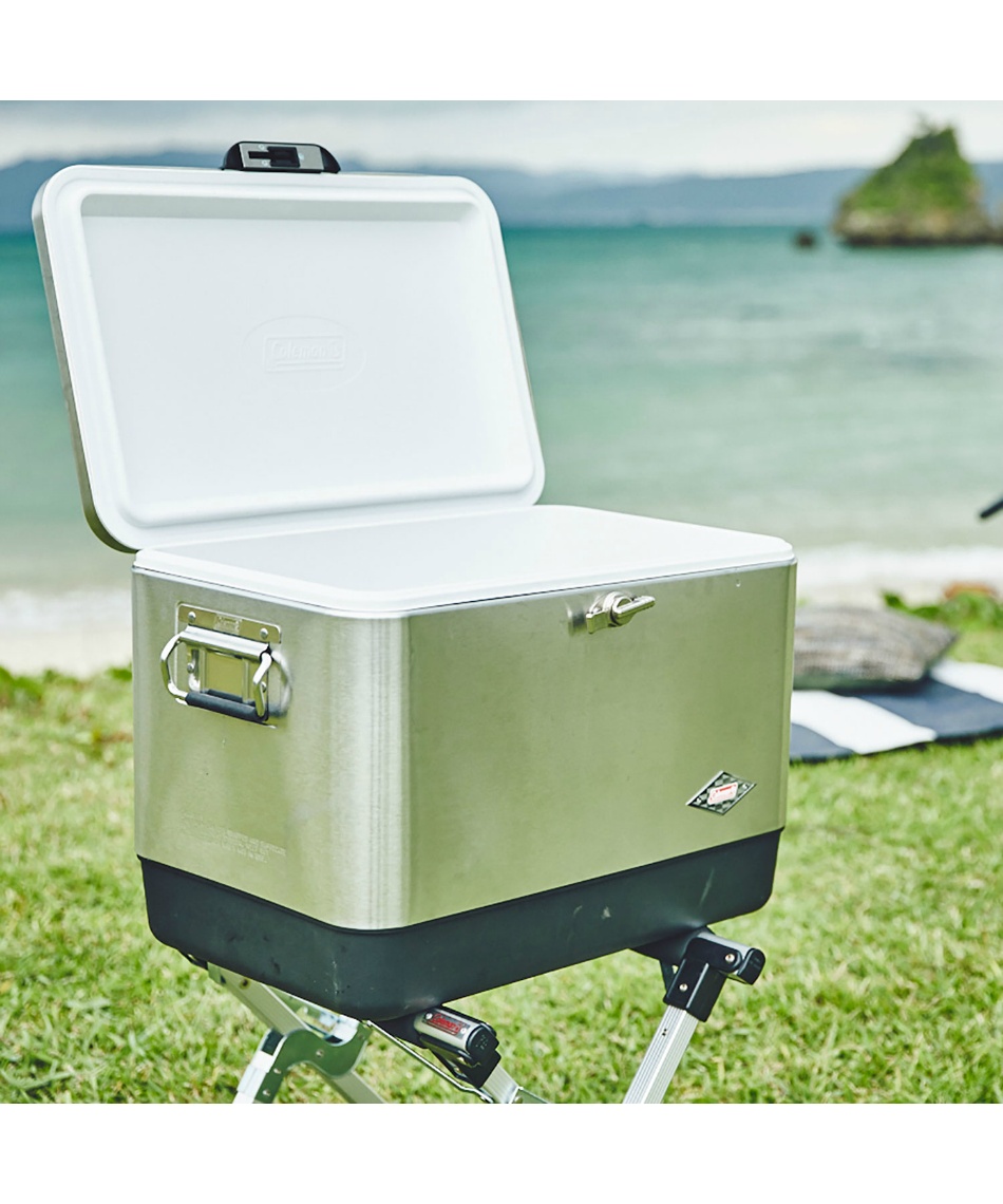 コールマン Coleman クーラーボックス 51l 54qt スチールベルト クーラー シルバー スポーツ用品ならヒマラヤオンラインストア 公式 コールマン Coleman クーラーボックス 51l 54qt スチールベルト クーラー シルバー スポーツ用品ならヒマラヤオンラインストア 公式