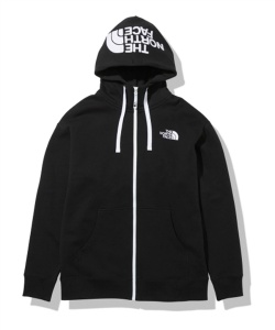 ザ・ノース・フェイス(THE NORTH FACE) スウェットパーカー リアビューフルジップフーディ NT62130 K