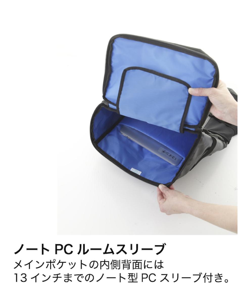 デサント(DESCENTE) バックパック スクエアバッグL 40 DMATJA05-BLKM