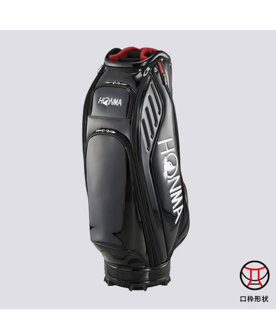 【極美品】本間ゴルフ ホンマ HONMA キャディバッグ ゴルフバッグ 本間ゴルフ(HONMA) キャディバッグ スポーティキャディバッグ
