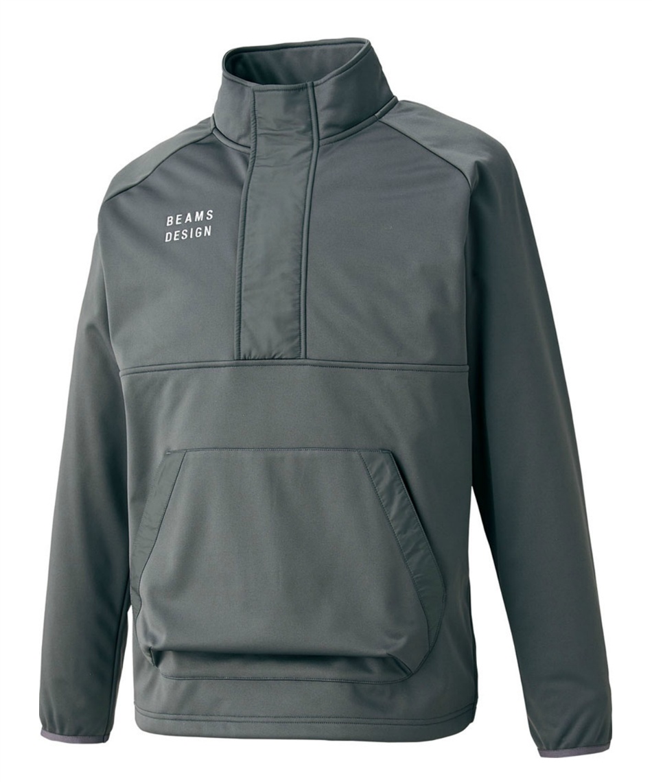 BEAMS DESIGN フード付き　中綿ジャケット M ボンディング ZETT ゼット(ZETT) 野球 ウインドブレーカージャケット ZETT by BEAMS