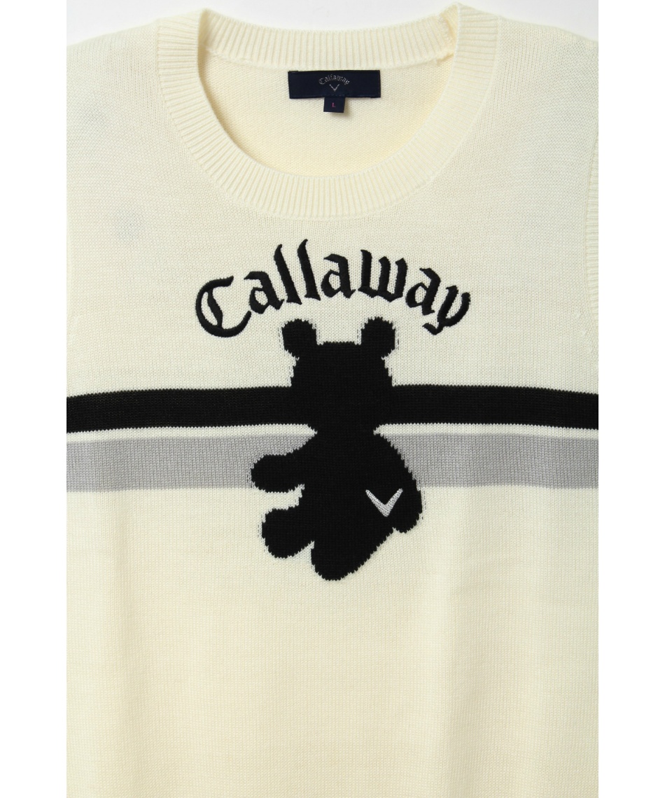キャロウェイ(Callaway) ゴルフウェア ニットベスト BEAR