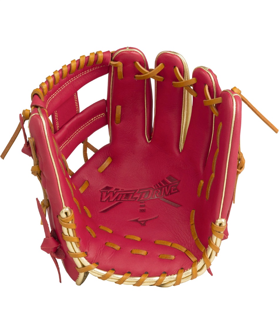 ミズノ(MIZUNO) 野球 一般軟式グローブ 内野手 軟式用 WILLDRIVE RED