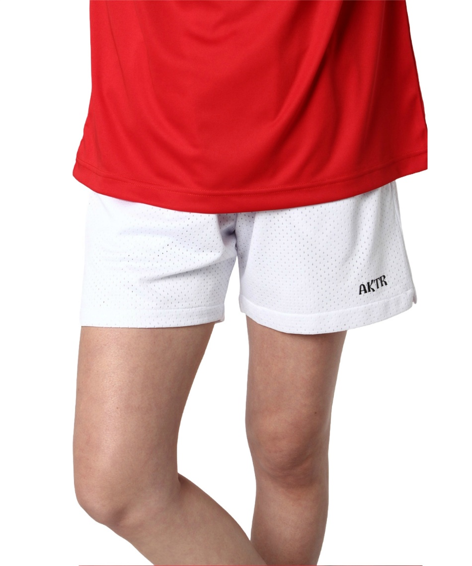 ショーツ バスパン ウェア   アクター AKTR xSPORTY AAC ATHLETIC SHORTS  RED   ランニ アクター(AKTR) バスケットボール ハーフパンツ GLOW MESH SHORTS