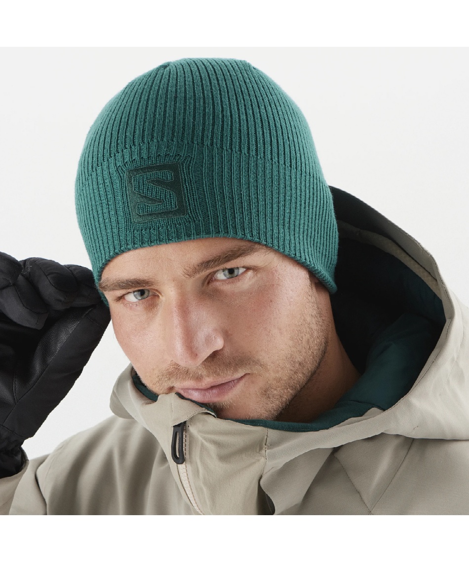 サロモン(salomon) ニット帽 LOGO ビーニー ロゴ ビーニー LC1848100