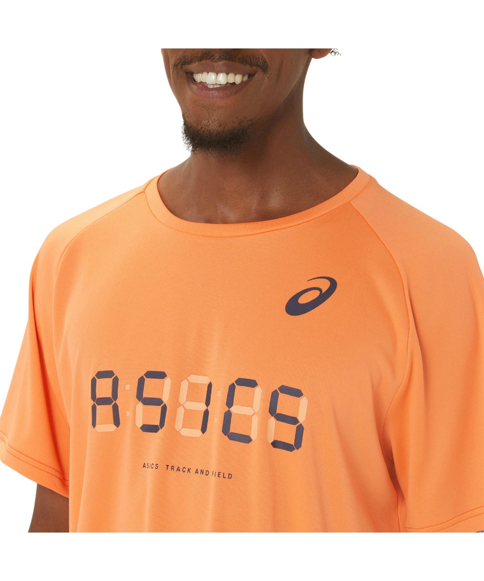 アシックス(asics) 陸上 ウェア 半袖Tシャツ プリント半袖シャツ