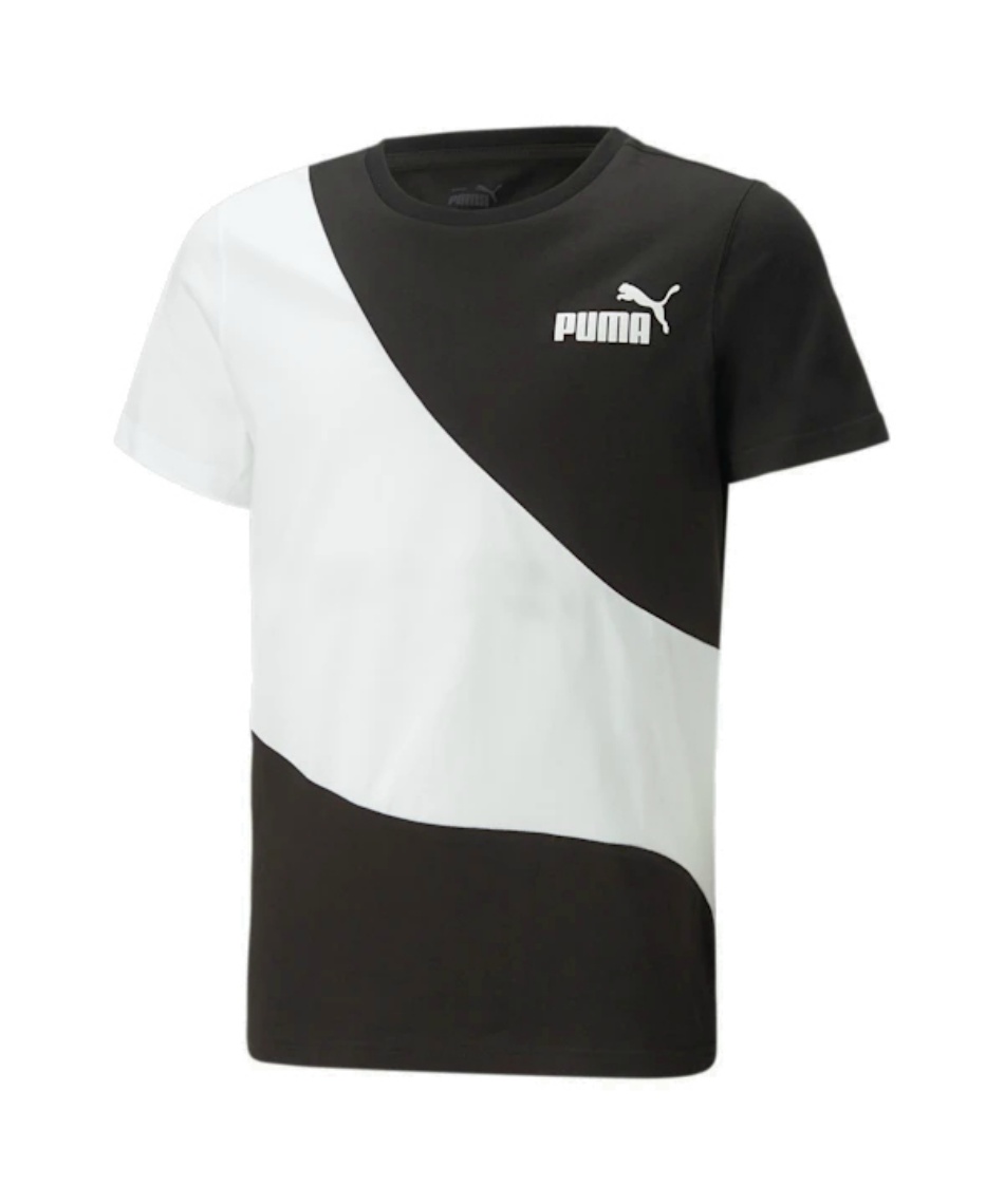 Tシャツ 半袖 キッズ ボーイズ PUMA POWER キャット 半袖 Tシャツ