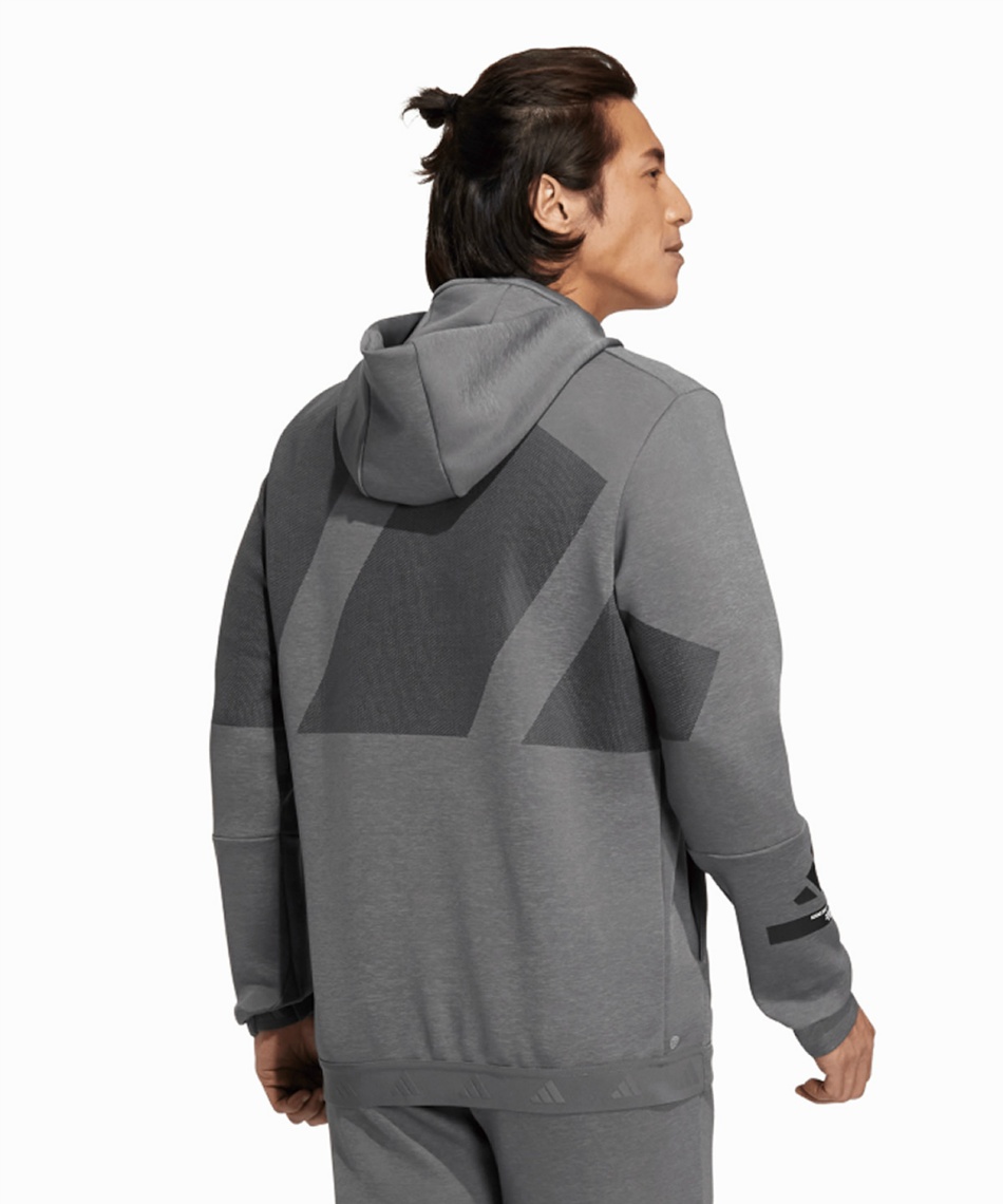 ゴルフウェア スウェット ビックアディダスロゴ ダンボールニット 長袖