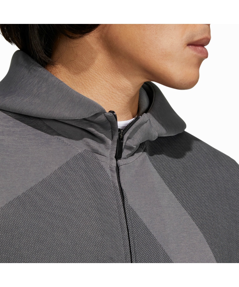 ゴルフウェア スウェット ビックアディダスロゴ ダンボールニット 長袖