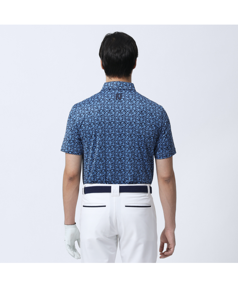 フットジョイ(FootJoy) ゴルフウェア ポロシャツ 半袖 フラワー