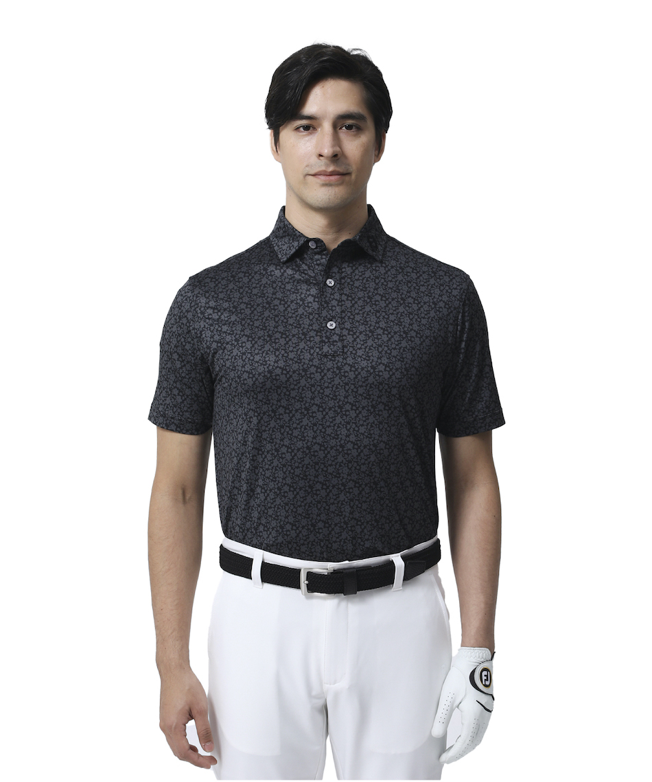 フットジョイ(FootJoy) ゴルフウェア ポロシャツ 半袖 フラワー