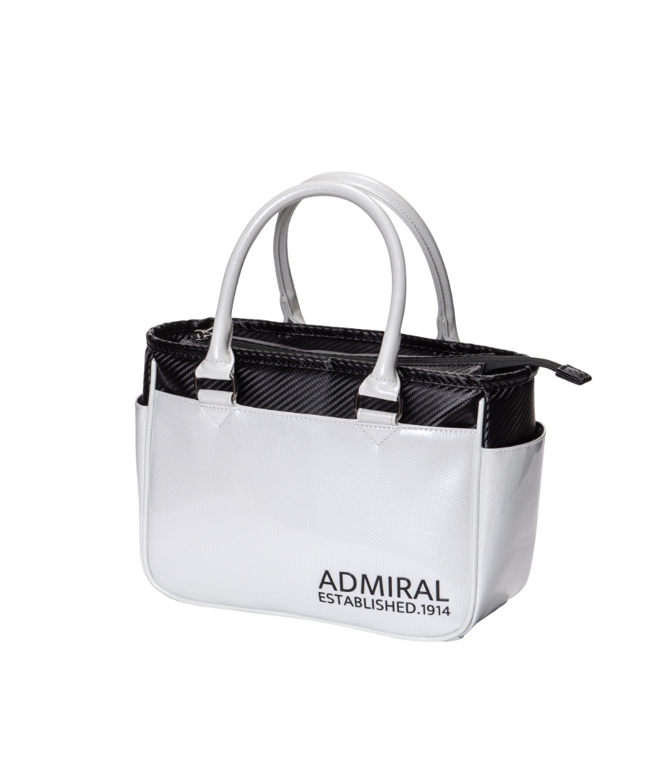 Admiral 上下セットお洒落⭐️美品⭐️黒✖️白 アドミラル(Admiral) カートバッグ ラウンドバッグパフォーマンス