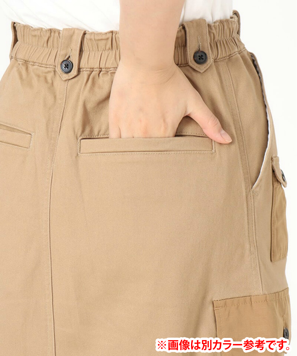 チャムス(CHUMS) スカート ストレッチキャンピングロングスカート