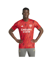 adidas - 正規品新品☆アーセナルFC23/24イアン・ライトプレマッチシャツJP Mサイズ adidas アディダス ジュニア サッカー 23-24 アーセナル イアン