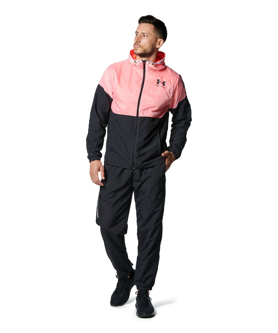 ウインドブレーカー パンツ UAメッシュ ラインド ウーブン