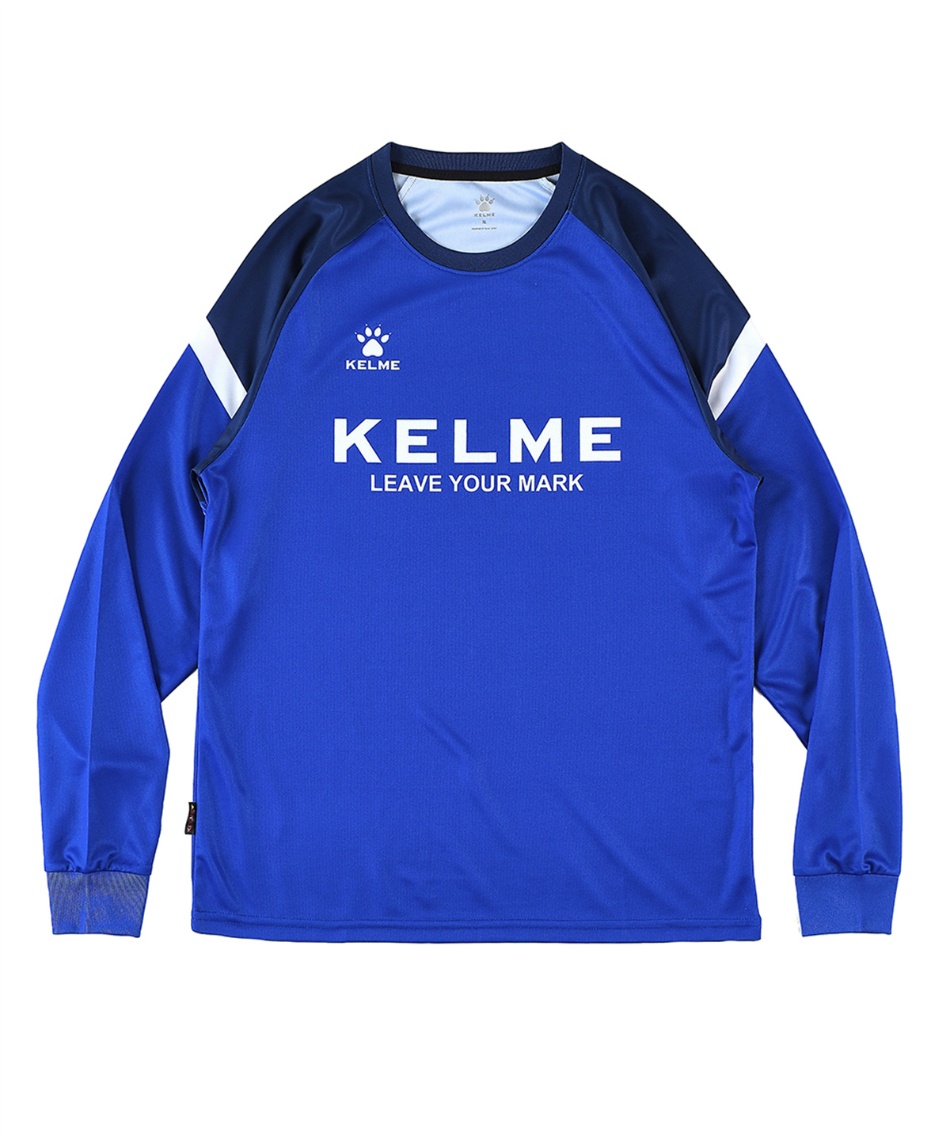 ●【サイズＭ】　ＫＥＬＭＥ　ブランド　長袖　シャツ　フットサル　サッカー ケルメ(KELME) サッカーウェア プラクティスシャツ 長袖 FW フル