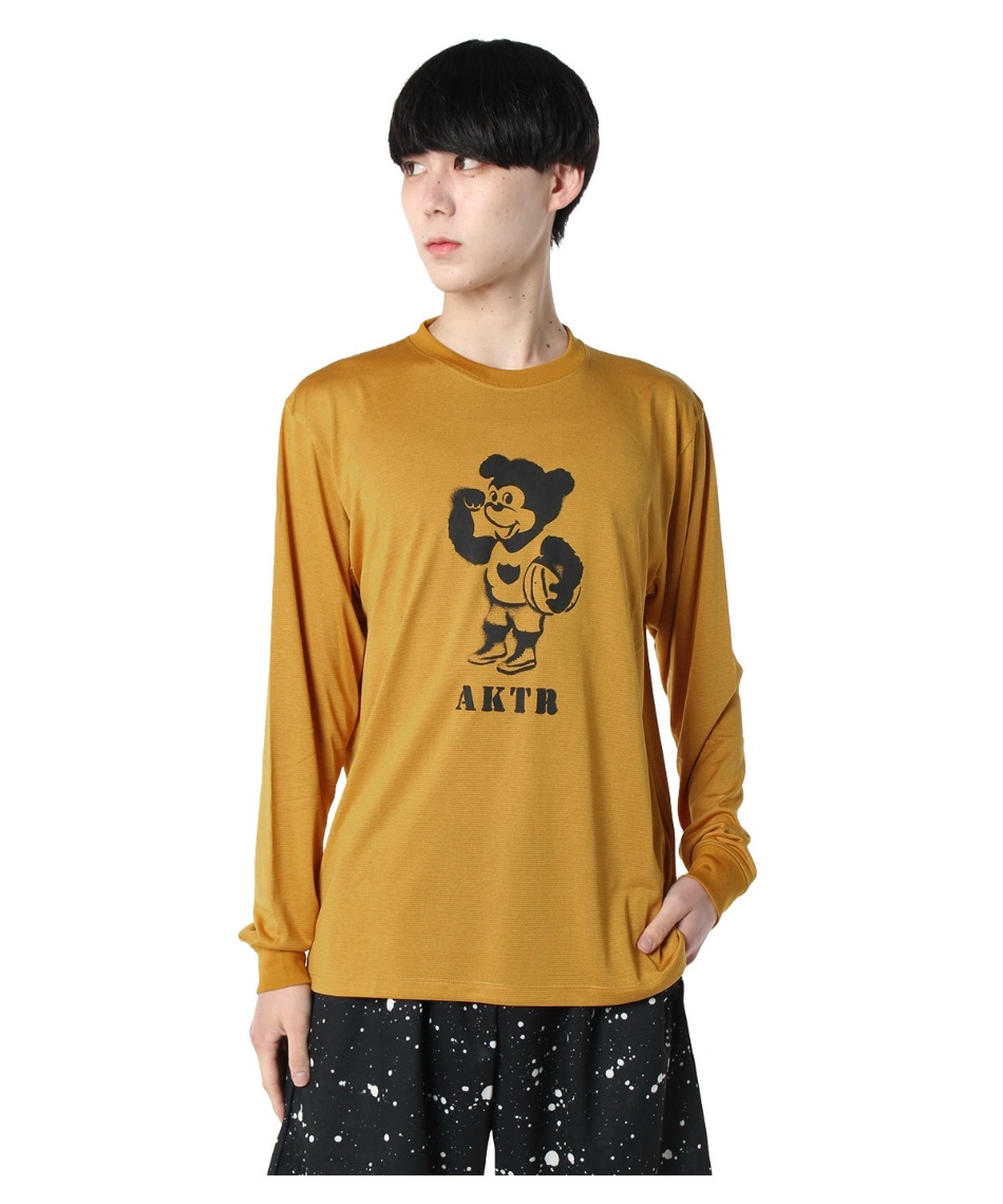 アクター(AKTR) バスケットボール 長袖シャツ STENCIL NICK L/S SPORTS