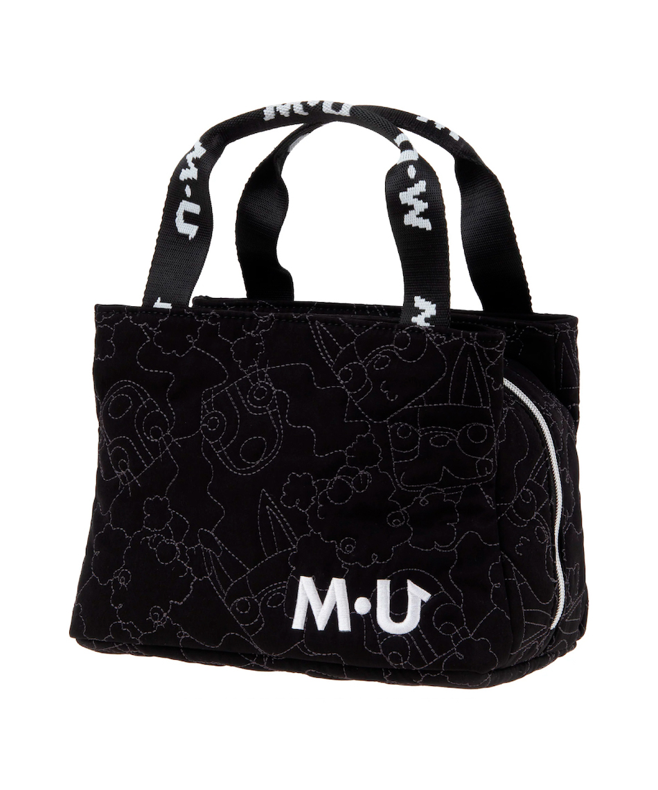 MU SPORTS カートバッグ キャラクター総柄刺繍キルトポーチ小 703J6012