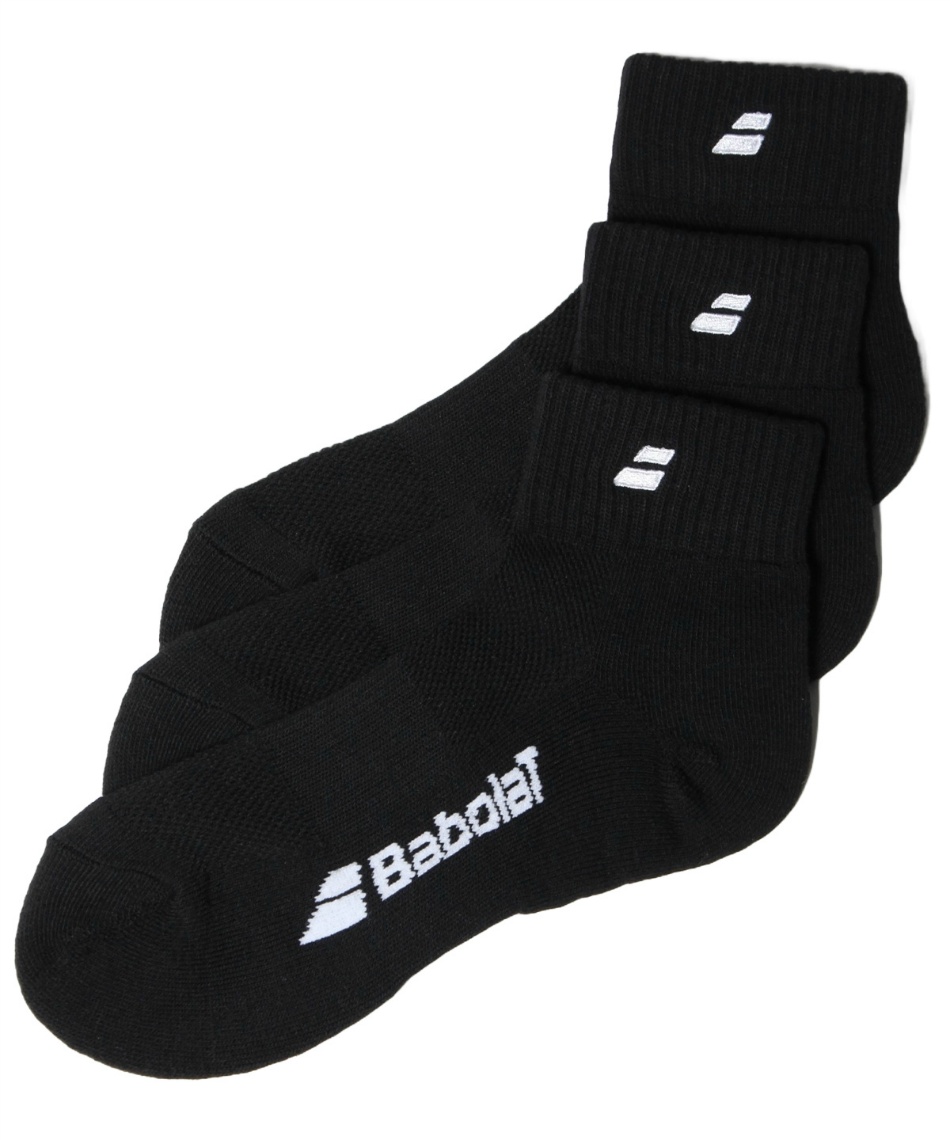 エナジックアンクルソックス（3足組）　ブラック　M BIBI grant エナジックアンクルソックス（3足組） ブラック M