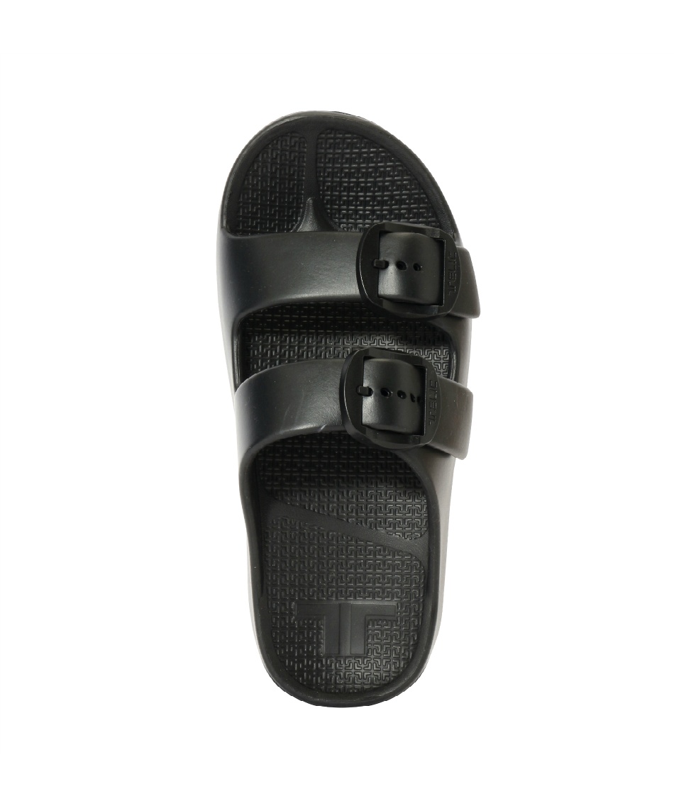リカバリーサンダル 厚底 シャワーサンダル W-BUCKLE2 BK | スポーツ