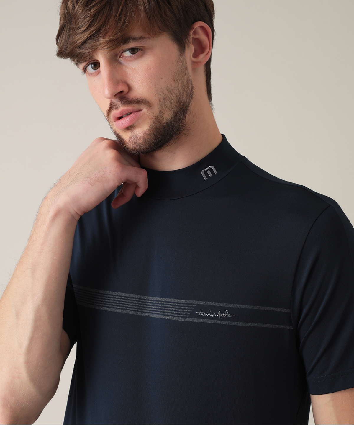 トラヴィスマシュー TravisMathew チェストプリント 半袖モックネック チェストプリント 半袖モックネック(MENS) | シャツ/ポロシャツ
