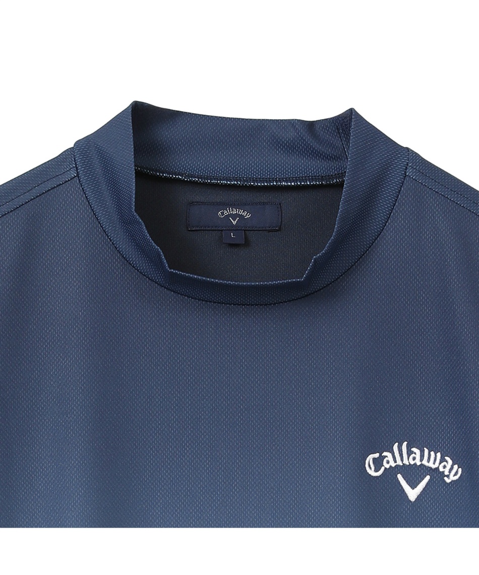 Callaway ゴルフシャツ グラデーション　L ゴルフウェア 半袖シャツ裏クールグラデーション半袖モック