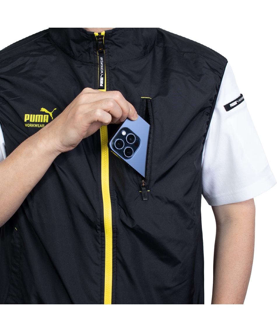 作業ウェア PUMA エアツイスト ベスト + 社外品 ファン