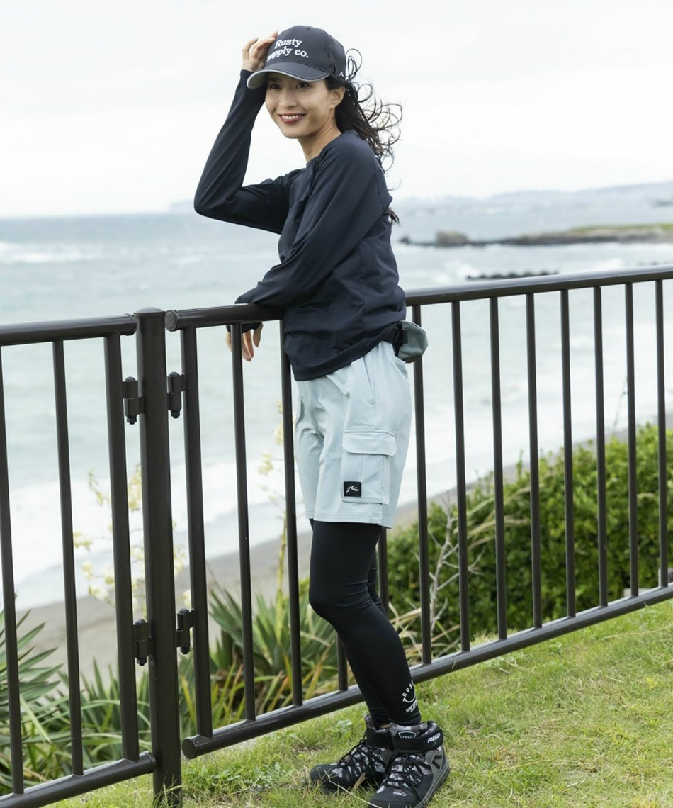 ラスティ(RUSTY) Tシャツ 長袖 PEARTEXロングTシャツ 864501 【ご自宅