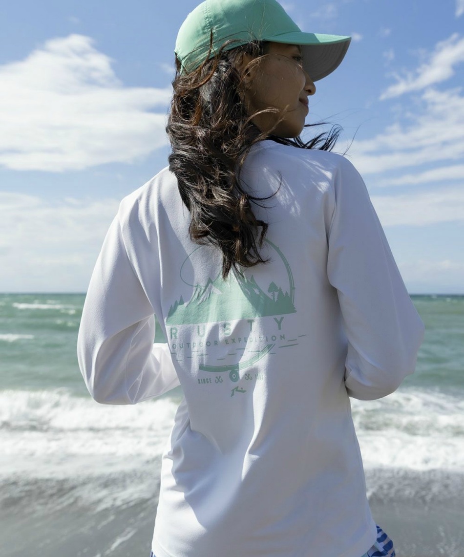 ラスティ(RUSTY) Tシャツ 長袖 PEARTEXロングTシャツ 864501 【ご自宅