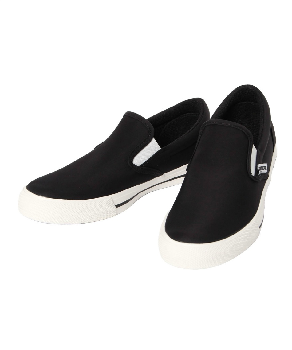 ブラック スリッポンシューズ W23cm ブラック スリッポンシューズ W23cm