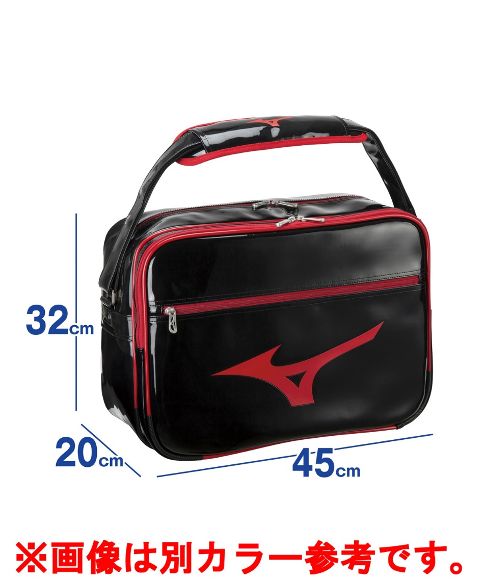 MIZUNO エナメルバッグ ブラック