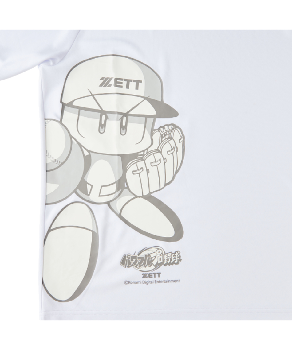 ゼット(ZETT) 野球ウェア 半袖Tシャツ パワプロ君コラボT