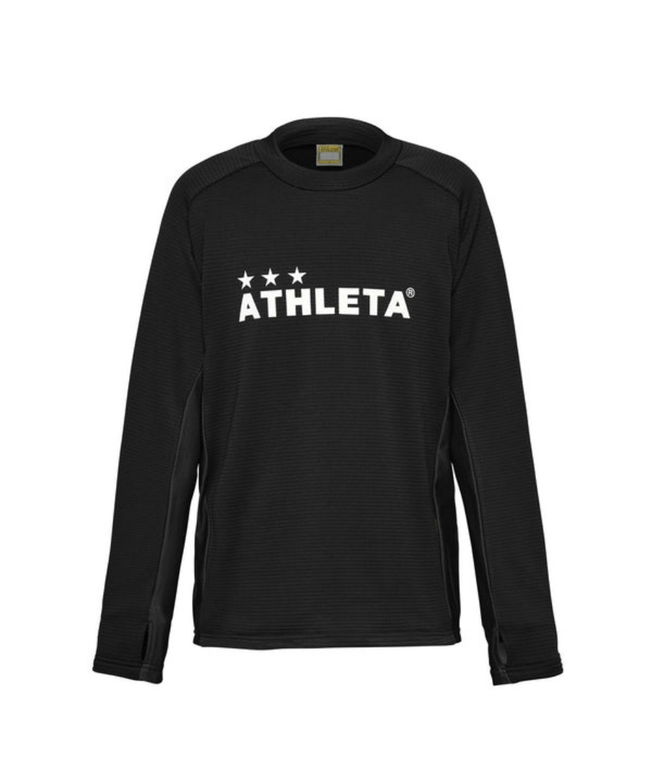 アスレタ(ATHLETA) サッカーウェア 長袖シャツ グリッド起毛TRシャツ