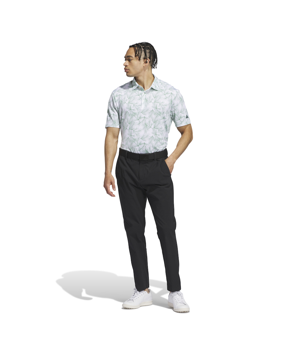 【adidas GOLF/アディダス】パワーグリッドプリント 半袖ポロシャツ・M adidas アディダス ポロシャツ 半袖 メンズ ゴルフウェア GOLF