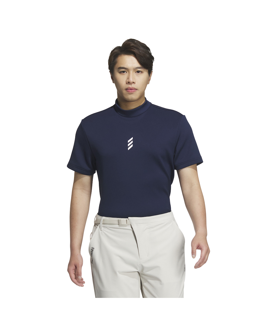 新品未使用品 アディダス ゴルフ コードカオス モックネック 半袖シャツ 2XL セール】コードカオス モックネック 半袖シャツ【adidas Golf