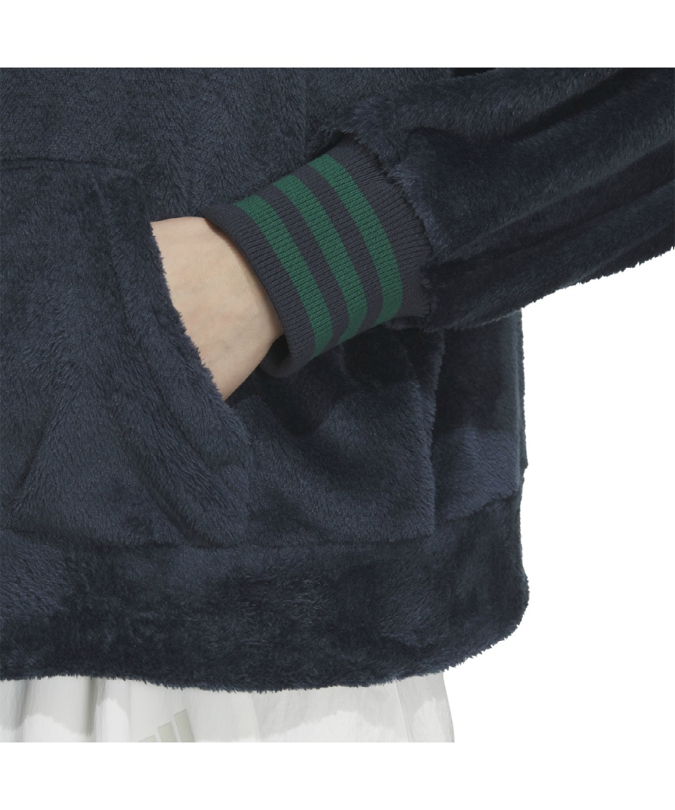 スウェットパーカー BEYOND THE STRIPES LOOSE FIT SHAGGY BOA