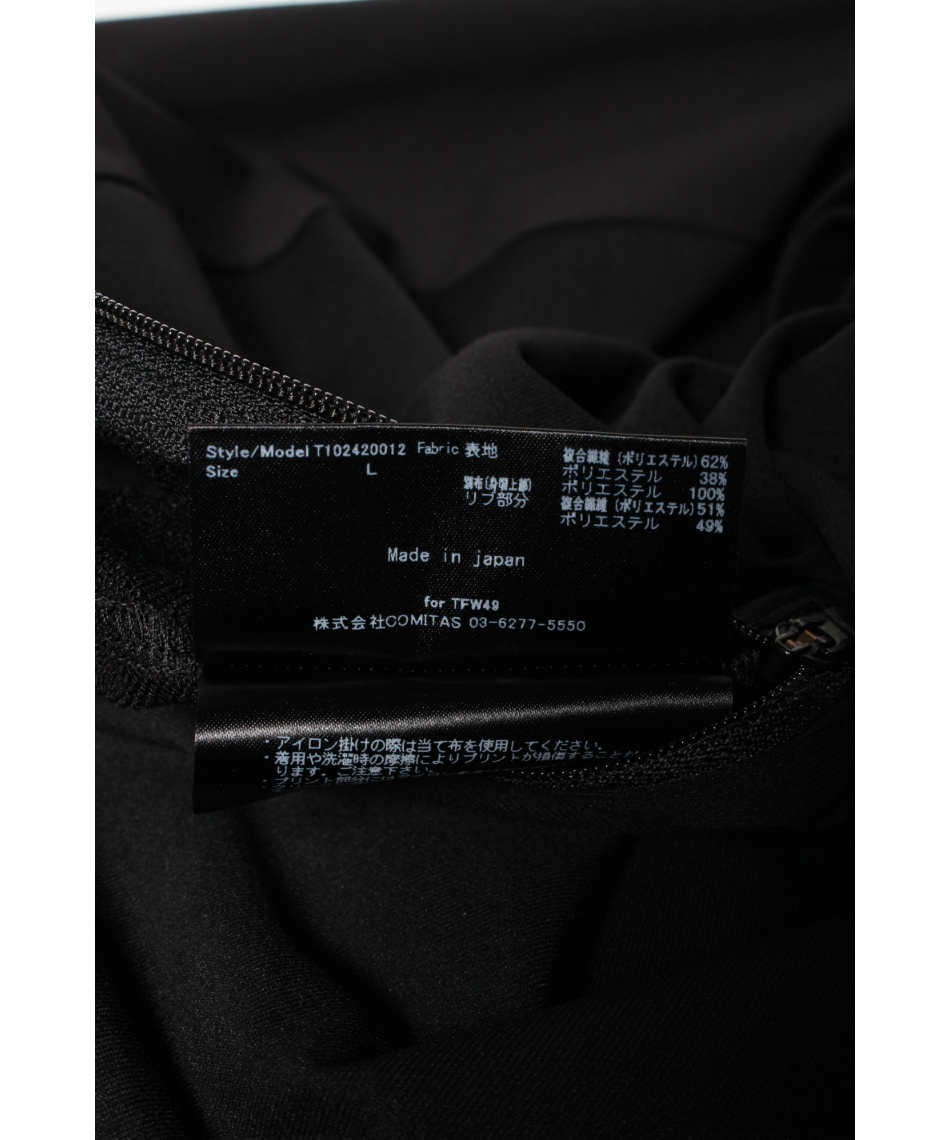 ゴルフウェア 半袖シャツSIDE ZIP HALF MOCKNECKT102420012