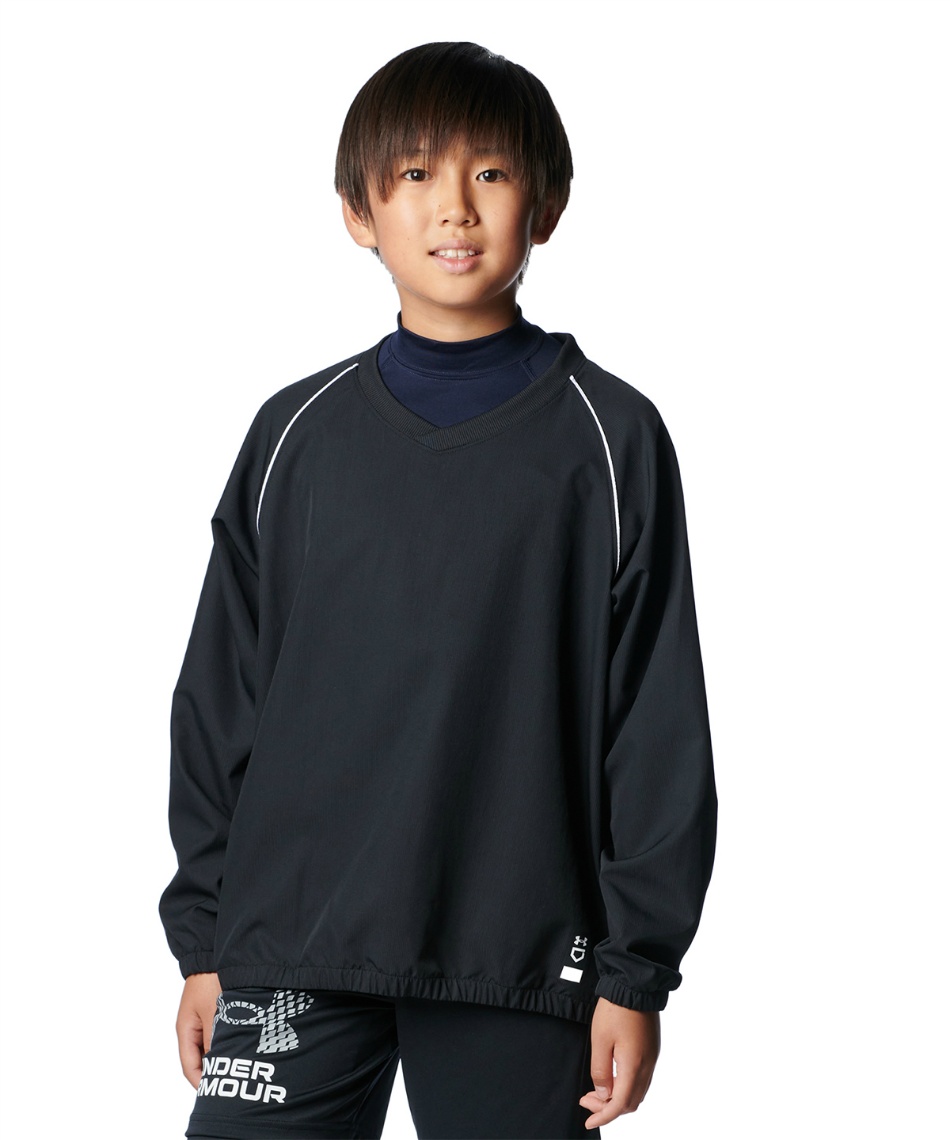 【新品未使用】UNDER ARMOUR　Lサイズ ブラック ジャージ 野球　防寒 UNDER ARMOUR 野球 ジャージ上下セット ジュニア用 長袖 長