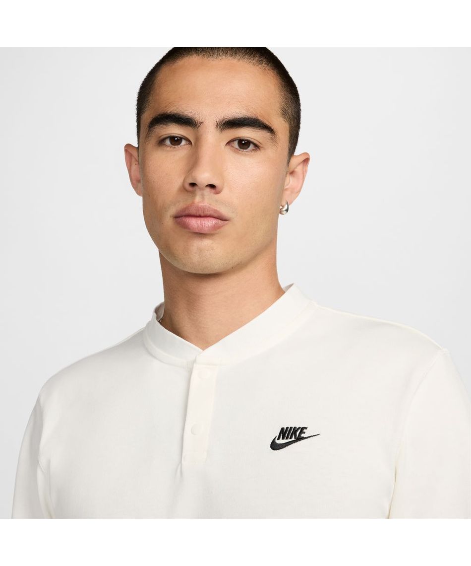 ナイキ(NIKE) Tシャツ 長袖 CLUB HENLEYクルーニット FZ6631-133