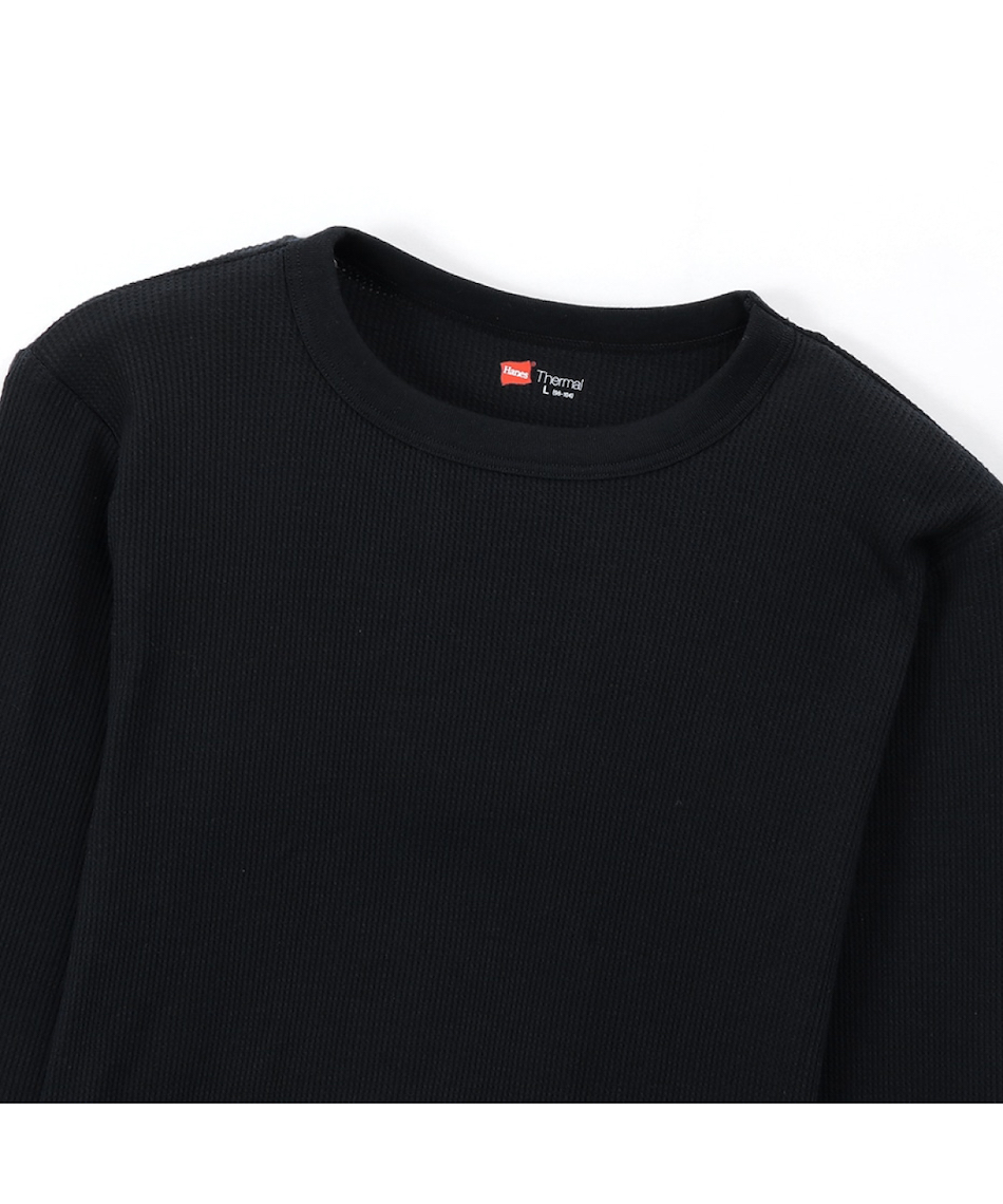 クルーネック サーマルロングスリーブTシャツ サーマル | ヘインズの公式通販サイト
