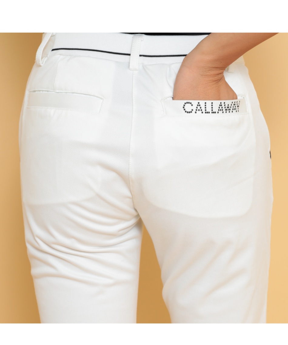 ゴルフウェア ロングパンツ 8WAYストレッチニットピケパンツ